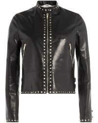 Valentino Rockstud Untitled Leather Jacket