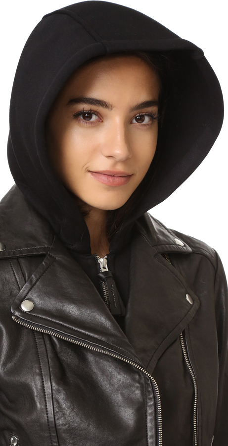 Mackage Yoana Leather Jacket, $595 | shopbop.com | Lookastic