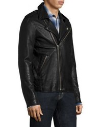 IRO Zip Front Lambskin Leather Jacket