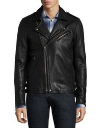 IRO Zip Front Lambskin Leather Jacket