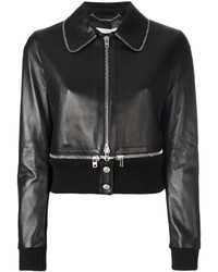 Givenchy Zipper Trim Cropped Jacket
