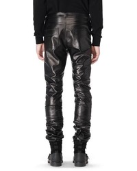 Alexander Wang Gathered Leather Jeans