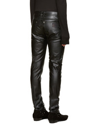 April 77 April77 Black Leather Joey Jeans