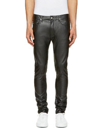 April 77 April77 Black Leather Joey Lezzer Jeans