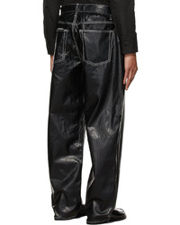 Eytys Black Benz Vegan Leather Trousers