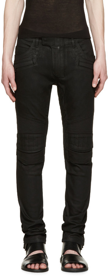Black Coated Jeans, $1,400 | SSENSE | Lookastic