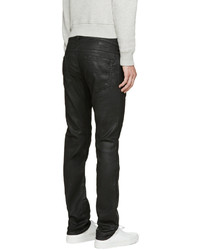 Diesel Black Coated Thavar Ne Jogg Jeans