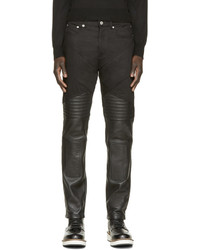 Givenchy Black Leather Jeans