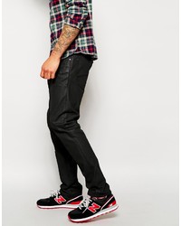 of America Blend Jeans Blizzard Fit Coated Black, $90 | Asos | Lookastic
