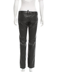 Dsquared2 Coated Straight Leg Jeans