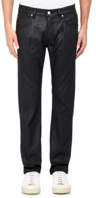 Helmut Lang Coated Twill Jeans Colorless, $209 | Barneys New York