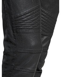 Diesel Black Gold 165cm Shiny Coated Stretch Denim Jeans | Where ...