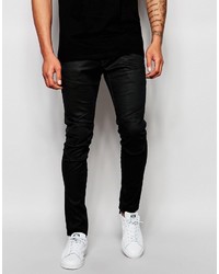 G Star G Star Jeans Elwood 5620 3d Super Slim Fit Stretch Overdye In Asfalt
