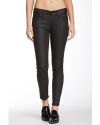7 For All Mankind Gwenevere Cropped Coated Skinny Jean