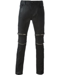 Just Cavalli Slim Fit Zipper Detailing Jeans
