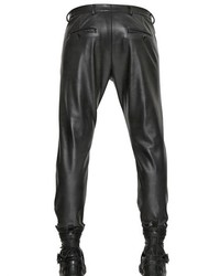 MSGM 17cm Faux Leather Trousers