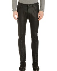 Naked & Famous Denim Stacked Guy Waxed Skinny Jeans