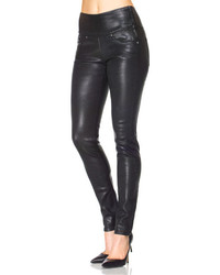 Spanx The Signature Skinny Jeans In Black Wax
