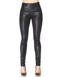 Spanx The Signature Skinny Jeans In Black Wax