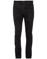 Saint Laurent Waxed Skinny Jeans