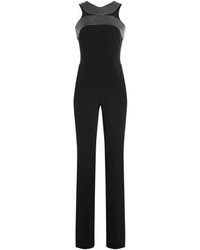 Thierry Mugler Mugler Jumpsuit With Leather Details