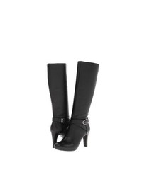 Anne Klein Cadencia Boots Black Leather