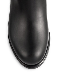 Valentino Ascot Leather Knee High Boots
