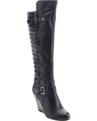 Beston Bella 04 Knee High Boot Cognac Faux Leather Boots