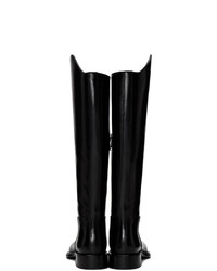 Ann Demeulemeester Black Lucido Tall Boots