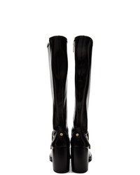 Chloé Black Shiny Tall Boots