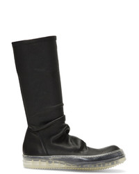 Rick Owens Black Sock Boots