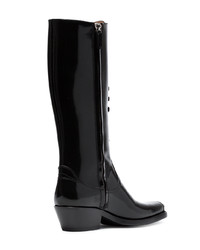 Calvin Klein 205W39nyc Black Western Faye 40 Leather Boots