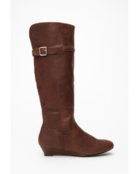 Forever 21 City Chic Wedge Boots