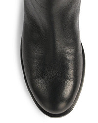 Alexander McQueen Counter Spike Leather Knee High Boots