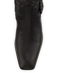 Sesto Meucci Delice Quilted Knee Boot Black