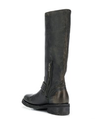 Ash Distressed Knee High Boots