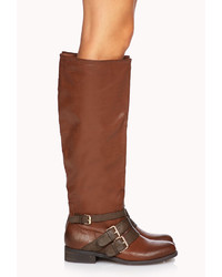 Forever 21 Everyday Buckled Boots