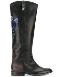 Golden Goose Deluxe Brand Floral Knee Length Boots