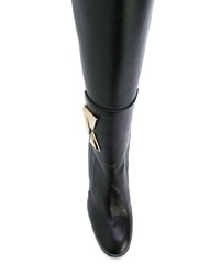 Baldinini Geometric Detail Knee Boots