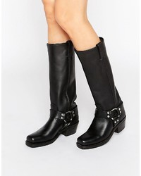 Frye Harness 15r Leather Knee High Boots