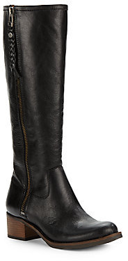 lucky brand black leather boots