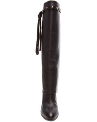 Valentino Knee High Leather Boots