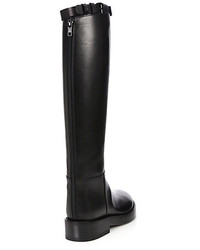 Ann Demeulemeester Knee High Leather Riding Boots