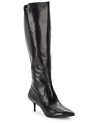 Enzo Angiolini Knee High Leather Side Zip Boots