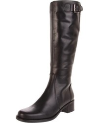 Black Leather Knee High Boots: Cole Haan Kinley Leather Suede Knee High ...