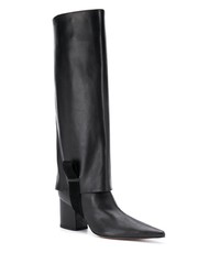 L'Autre Chose Layered Style Block Heel Boots