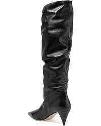 Miu Miu Leather Knee Boots