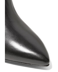 Prada Leather Knee Boots Black