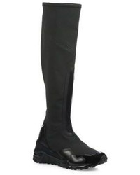 Y-3 Leather Knee Length Boots