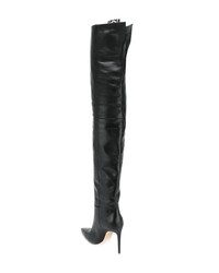 Dsquared2 Logo Stripe Knee High Boots